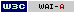 Icono de conformidad con el Nivel A, de las Directrices de Accesibilidad para el Contenido Web 1.0 del W3C-WAI